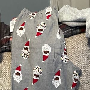 Santa pajama pants
